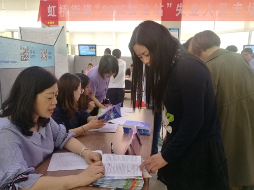 虹桥街道8016加油站失业人员专场招聘会,推